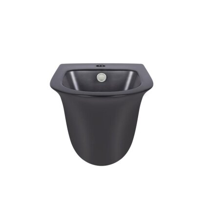 Біде підвісне Qtap Virgo 485х345х365 Matt black QT1855051FMB — Photo 2