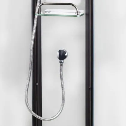 Душовий бокс Lidz Majatek SB90x90.BLA.LOW.TR, скло прозрачне 5 мм — Photo 6