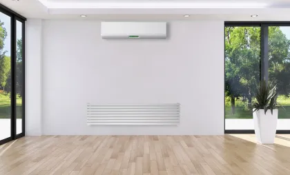 Дизайнерський радіатор Quantum H-405 мм, L-1000 мм Betatherm з боковим підключенням — Photo 2