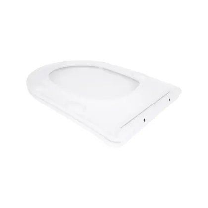 Сидіння для унітазу Qtap (Evia, Arvin, Leo 630) 410x330x22 мм, White, з мікроліфтом, Slim Duroplast, Quick Release QTSC179W49264 — Photo 3