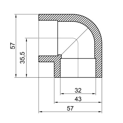 Кутик PPR Thermo Alliance 32, 90° — Photo 1