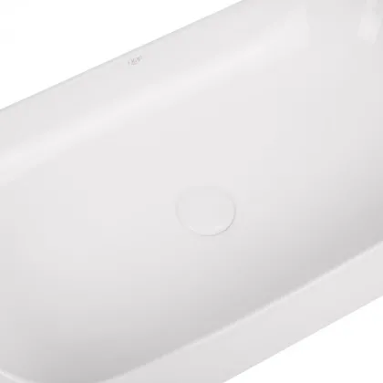 Раковина-чаша Qtap Jay 695х410х150 White з донним клапаном QT07112166W — Photo 4