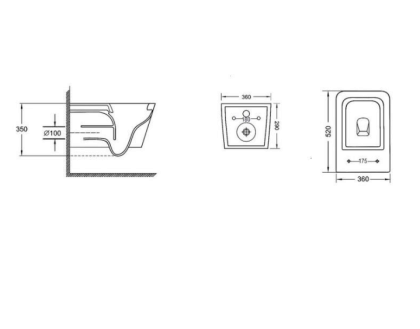 Комплект Інсталяція для унітазу Geberit DuofixBasic з панеллю зливу Delta 50 хром + Унітаз підвісний Qtap Crow та сідінням Soft-close — Photo 5