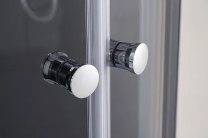 Душова кабіна без піддону Mixxus CUBIC SC01-90x90x185-TR GRAPHITE прозоре скло 4мм (MI6907) — Photo 1