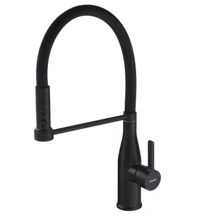 Змішувач для кухні Mixxus Premium Summer 017 BLACK REFL.BLACK (MI6961)