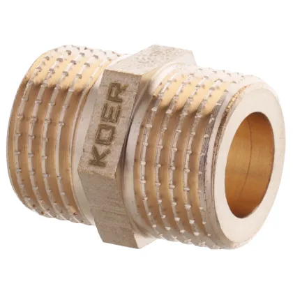 Ніпель Koer KF.N06A - 1/2'' (під прокладку) без нікелю (KR3024) — Photo 2