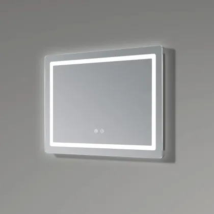 Дзеркало Qtap Mideya (DC-F614) 700х500 з LED-підсвічуванням Touch, з антизапотіванням, димером, рег. яскравості QT2078NCF07050W — Photo 4