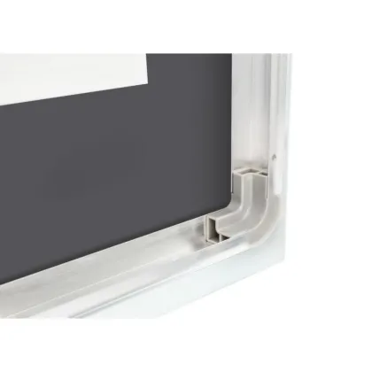 Дзеркало Qtap Mideya Classic 800х600 з LED-підсвічуванням Touch, з антизапотіванням, з годинником, димером, рег. яскравості QT2078F6151W — Photo 5