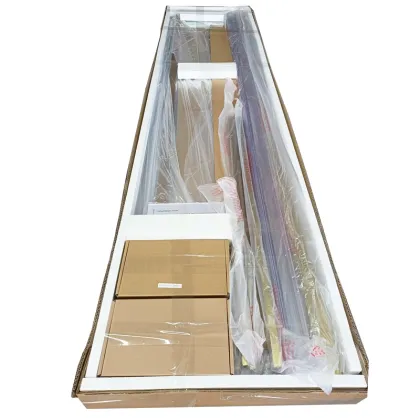 Душова кабіна без піддону Koer SR SC03-90x90x200-TR-12 прозоре скло Easy Clean 6мм, матове золото (KR5358) — Photo 3