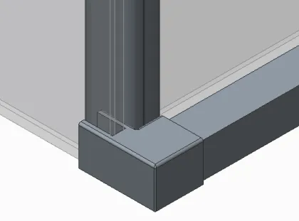 Бічна стінка до кабіни Koer SR SW05-90x200-TR-01 прозоре скло Easy Clean 6мм, хром (KR5407) — Photo 17