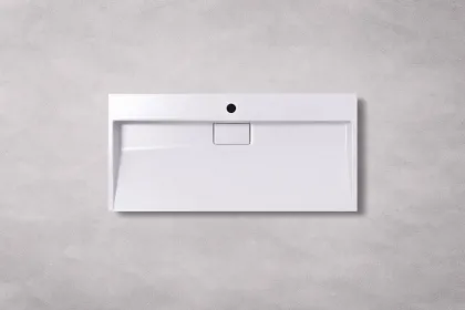 Умивальник (раковина) VBI ESTE 100 WHITE 1/O накладний
