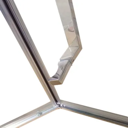 Душова кабіна без піддону Koer SR SC06-90x90x200-TR-01 прозоре скло Easy Clean 8мм, хром (KR5364) — Photo 3