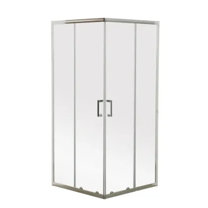 Душова кабіна без піддону Mixxus Premium DIVERSE SC02-90x90x195-TR Chrome прозоре скло 5мм (MI6861)