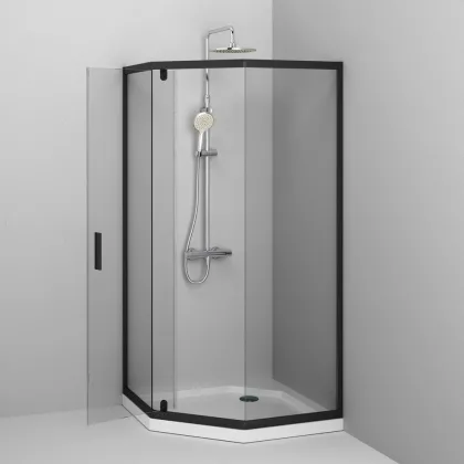 Душеве огородження 5-corner Pivot 90x90, без піддону AM.PM W90UG-405-090BT Gem — Photo 3