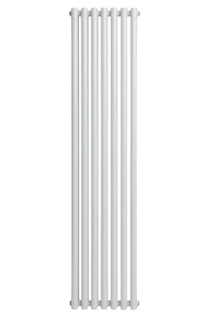Вертикальний дизайнерський радіатор опалення ARTTIDESIGN Matera II 7/1800/413/50 білий матовий — Photo 4