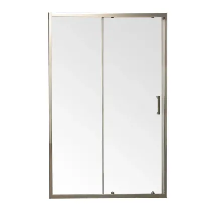 Двері у нішу розсувні MIXXUS PREMIUM DIVERSE SD01-100x185-TR CHROME прозоре скло 5мм (MI7165)