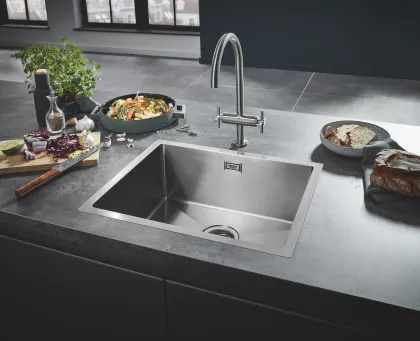 Мийка для кухні із нержавіючої сталі Grohe K700 (31726SD0) — Photo 7