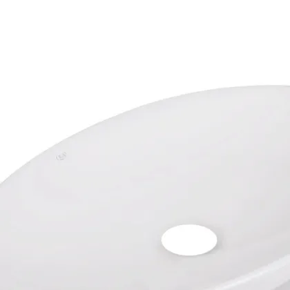 Комплект Qtap Dove: Раковина накладна овальна 680х420х120 мм White + Донний клапан PU02 — Photo 4