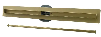 Трап для душу VBI FORT SLIM 80 BRUSHED GOLD — Photo 1