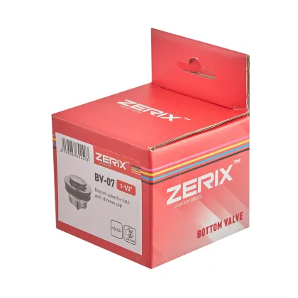 Донний клапан для ванни ZERIX BV-07 автоматичний (Click-Clack) (Колір хром) 1 1/2'' (ZX6024) — Photo 6