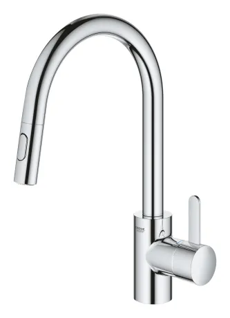 Змішувач для кухні з висувним виливом Grohe Eurosmart Cosmopolitan (31481001) — Photo 3