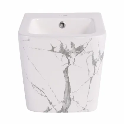 Біде підвісне Qtap Tern 520x350x330 мм, Marble QT17551303GMR — Photo 2