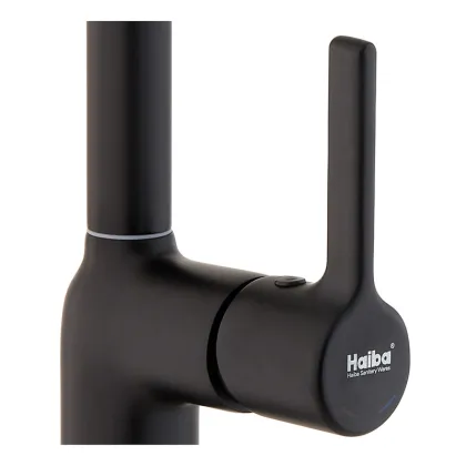 Змішувач для кухні Haiba Markus 017 Black (HB3973) — Photo 1