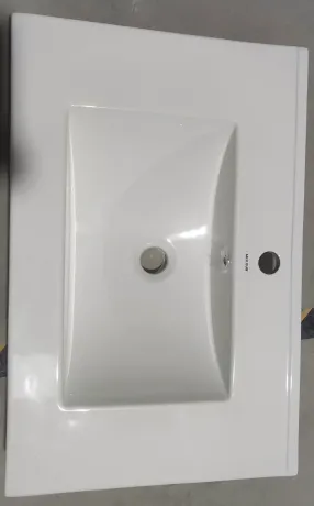 Раковина меблева Mixxus Premium CUBIC-1502 710х460х170mm з отвором під змішувач та переливом (MP6496) — Photo 1