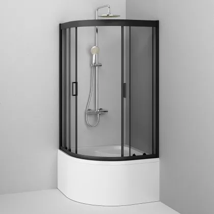 Душовий куточок 90х90 см, без піддону AM.PM W90UG-401A090BT Gem — Photo 3