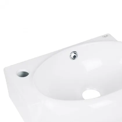 Раковина Qtap Leo 430x290x140 White QT11115011LWN — Photo 4