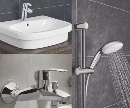 Набір змішувачів Grohe Eurosmart M-Size для ванної кімнати (123246M) — Photo 3