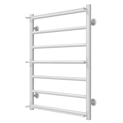 Рушникосушарка водяна Ladder П7 500х700 Deffi нержавіюча сталь (Білий, Бокове ліве підключення) — Photo 1