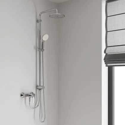 Набір для душу з верхнім душем Grohe Eurosmart UA33556003 (33556003+28576000+27541001) (UA33556003) — Photo 8