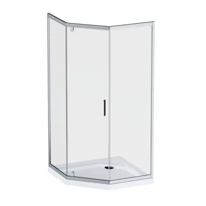 Душеве огородження 5-corner Pivot 90x90 см, без піддону AM.PM W90UG-405-090MT Gem — Photo 7