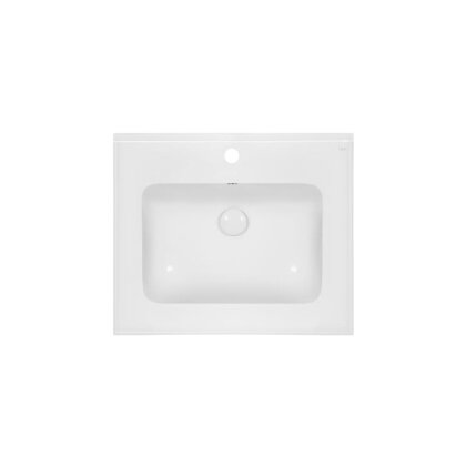 Раковина Qtap Albatross E49 600х490х200 White з донним клапаном QT01119060E49W