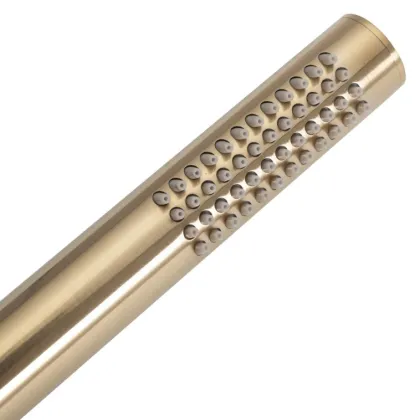 Душова система REA LUNGO BRUSHED GOLD з термостатом + BOX прихованого монтажу — Photo 4