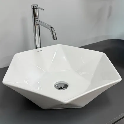 Умивальник (раковина) VBI ROCAZZO WHITE накладний — Photo 2