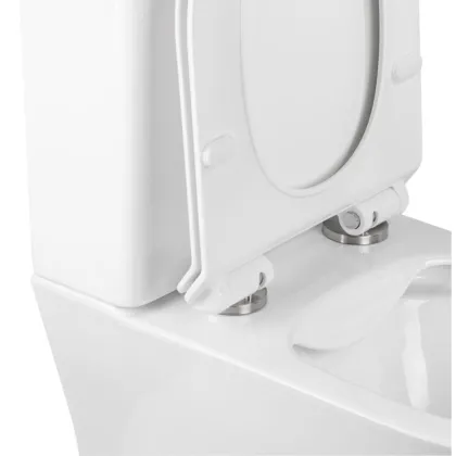 Унітаз-компакт Qtap Virgo безобідковий з сидінням Soft-close QT18222169ARW — Photo 3