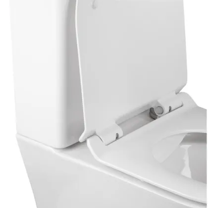 Унітаз-компакт Qtap Virgo безобідковий з сидінням Soft-close QT18222169ARW — Photo 2