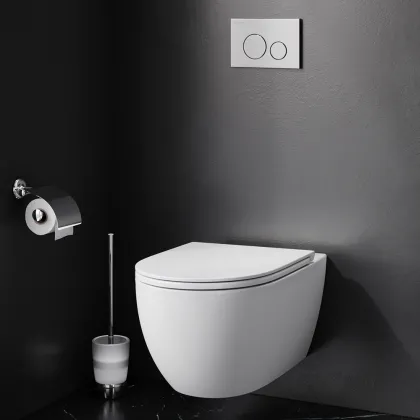 Унітаз підвісний безобідковий FlashClean AM.PM C531700WH Bliss L