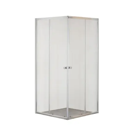 Душова кабіна без піддону Mixxus CUBIC SC01-90x90x185-TR CHROME прозоре скло 4мм (MI6906)
