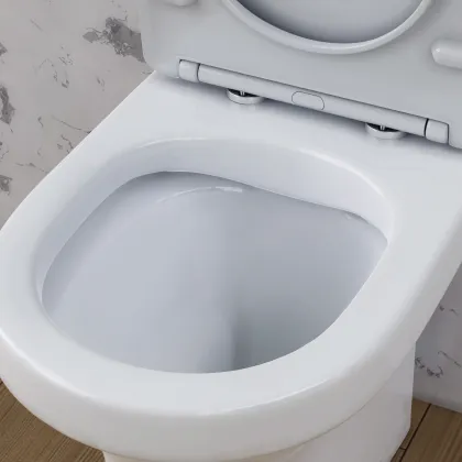Унітаз-компакт безобідковий FlashClean, з сидінням мікроліфт AM.PM C45A8800SC Tender — Photo 6