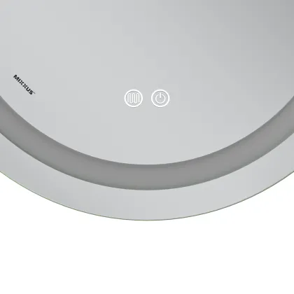 Дзеркало Mixxus Premium ELLIPSE MV05-80x60-Reverse з Led Touch, Anti-fog, димером (3-6,5kK) (MP6642) — Photo 4