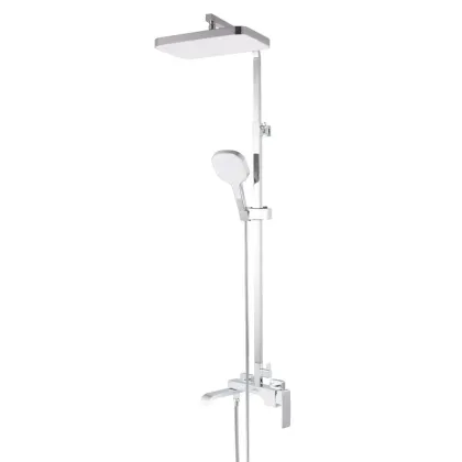 Душова колона зі змішувачем KOER KB-56037-01, 3 функції (Колір хром) (KR6001)