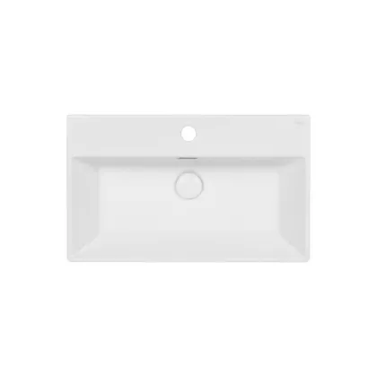 Раковина Qtap Nando K 600х355х125 White з донним клапаном QT12117060KW