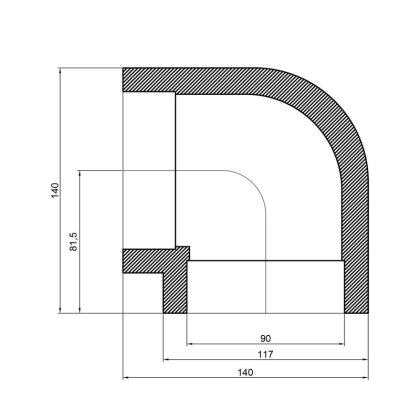 Кутик PPR Thermo Alliance 90, 90° — Photo 1