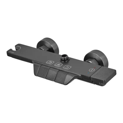 Душова колона зі змішувачем MIXXUS PREMIUM TERRA 009-J GRAPHITE (колір графіт) (MI8385) — Photo 2