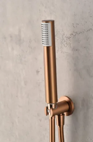 IMEX MONZA BRUSHED ROSE GOLD Набір для душу з термостатом, PVD матове рожеве золото — Photo 4