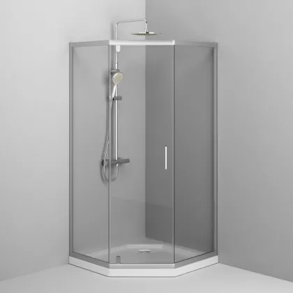 Душеве огородження 5-corner Pivot 90x90 см, без піддону AM.PM W90UG-405-090MT Gem — Photo 2