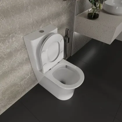 PURE комплект : унітаз підлоговий з сидінням Soft-close + бачок (змив Tornado) — Photo 5